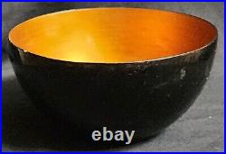 19 Piece Vintage Chinese Black Laquerware Gold Gilt Tea Set