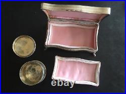 19th Century China Chinese Sterling Silver Zeesung Vanity Set 1of2