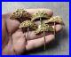 19th Century Chinese Antique Headdress A Set of 5 Silver Hairpins(Gold plated)