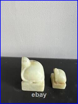 A Set Antique Chinese Turtle-shaped Jade Seal