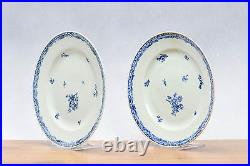 Antique Chinese Dinner Set Plate 18th c Qianlong Blue and White