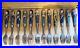 Antique Chinese Handmade Porcelain 12 Piece Set of Cocktail Forks 6 1/8 Long