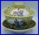 Antique Chinese Oriental Yellow Porcelain Emperor Gaiwan Cup Tea Set, ca 1940
