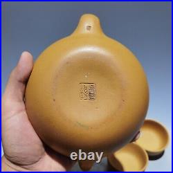 Antique Chinese Yixing Zisha Clay Exquisite Teapot Tea Sand-fired set mixed ruyi