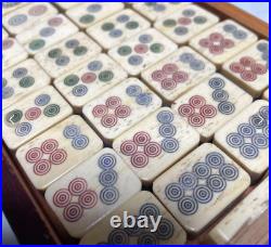 Chinese Mahjong Ma-Jong Antique/Vintage Set 144pcs M269