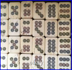 Chinese Mahjong Ma-Jong Antique/Vintage Set 144pcs M600