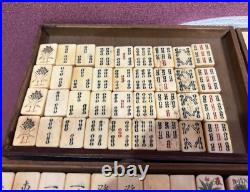 Chinese Mahjong Ma-Jong Antique/Vintage Set 144pic P298