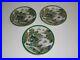 Set of 3 Antique China Chinese Qing Dynasty Porcelain Plates 8 1/2