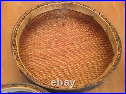Set of Three Unique Styles Decorative Antique Chinese Wedding Betrothal Baskets