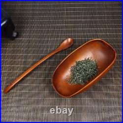 Tea Set Shovel Boxwood Antique Chinese Figurines Statues Wooden Statue Tool